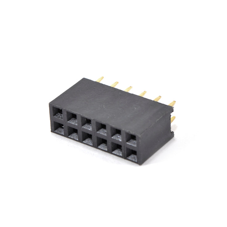 12 Pin (6x2) Dual Row Receptacle Socket 12 Pin (6x2) Dual Row Receptacle Socket